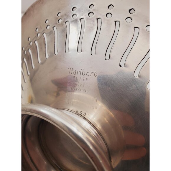 Vintage copper Plate , small copper Plate , Carved Trincket Plate , Carved - Picture 7 of 10